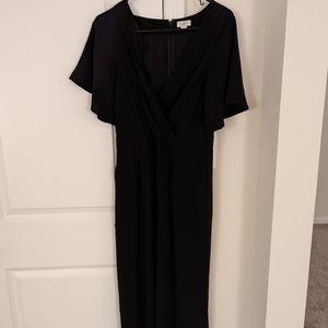 LOFT V-Neck Ankle Length Jumpsuit